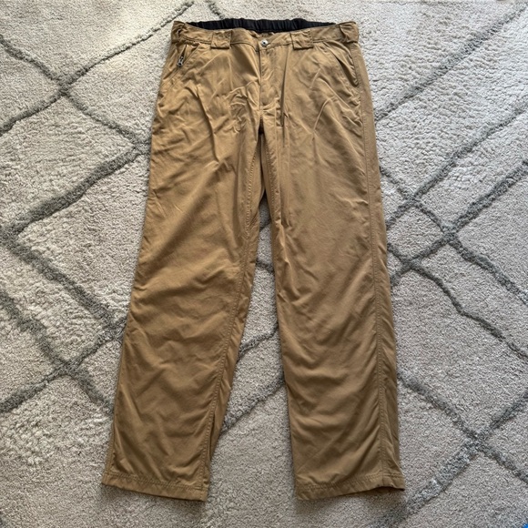 Duluth Trading Dry on the Fly Pants tan outdoor hiking XL long - Picture 2 of 11